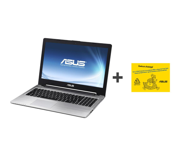 ASUS S56CM-XX079V-8 i5-3317U/8GB/500+24/7HP64 GT635M - 106022 - zdjęcie